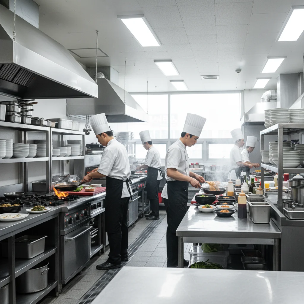 주방 동선의 핵심 작업대