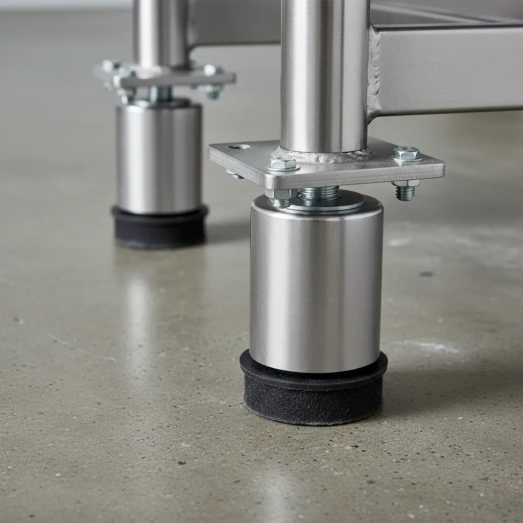 높이 조절발 확인