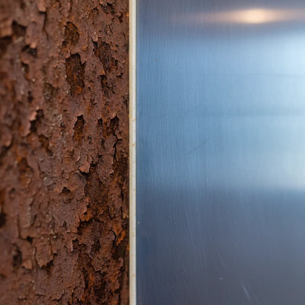 녹슨 스텐 vs 정품