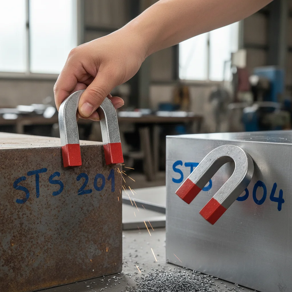 자석으로 구분하기