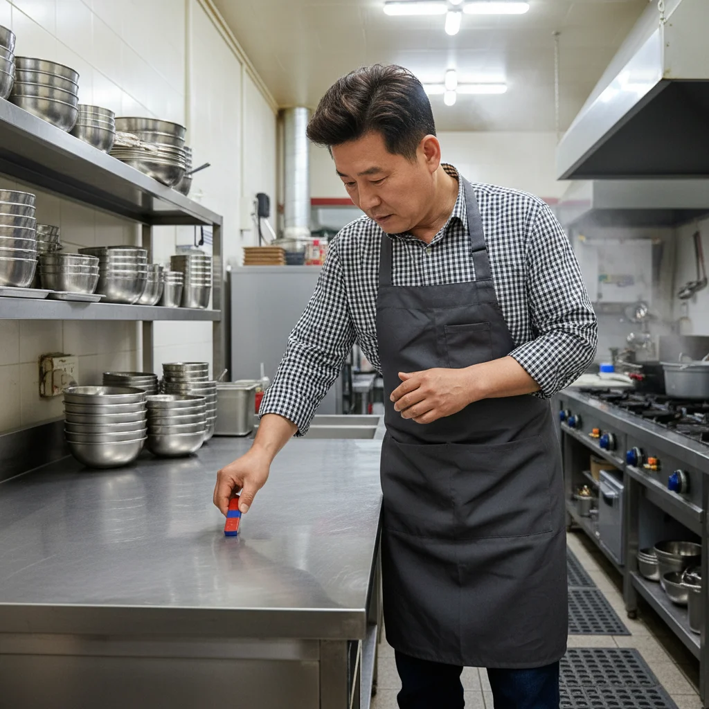 자석으로 재질 확인하기