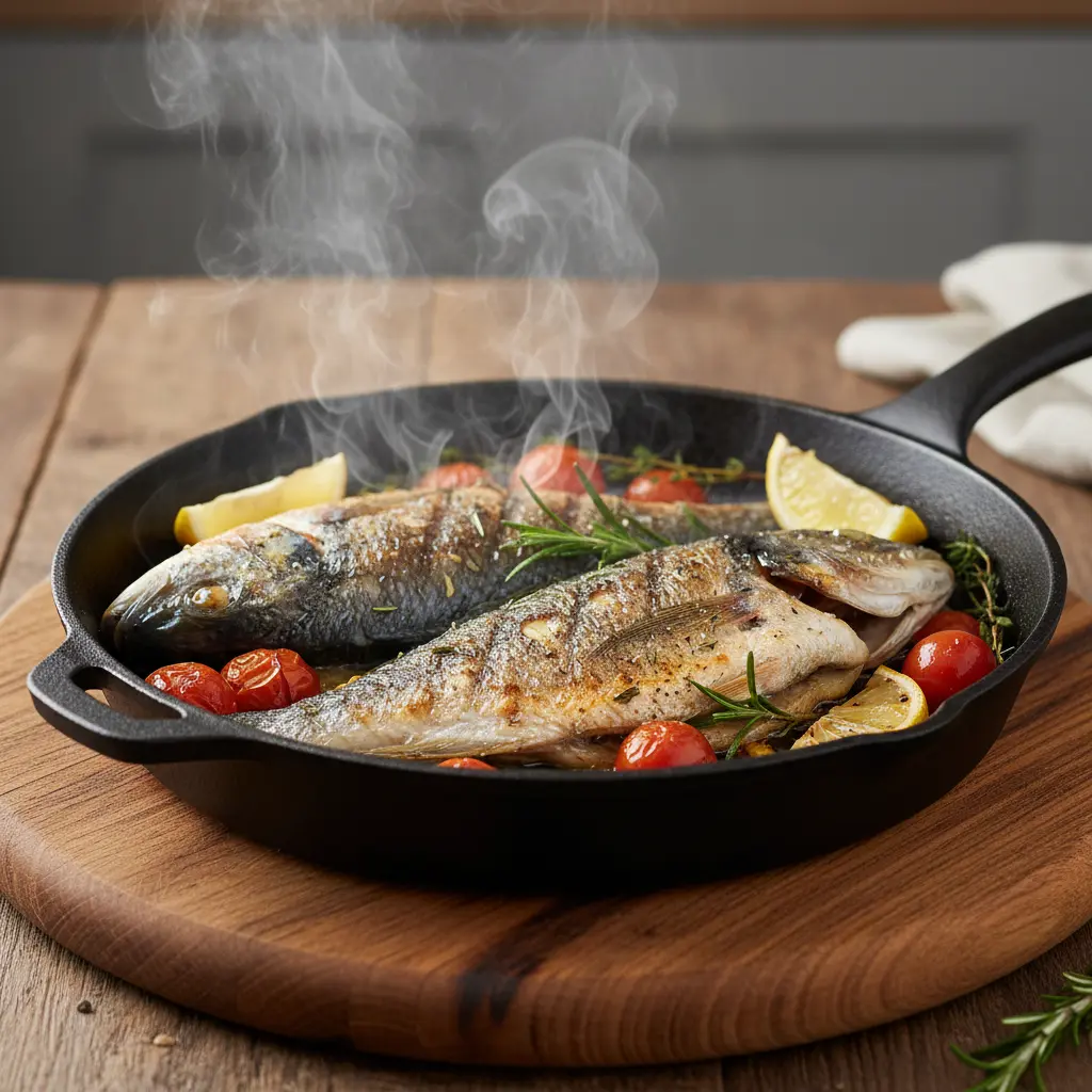 끝까지 따뜻한 주물팬