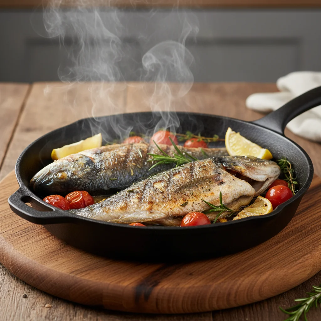 끝까지 따뜻한 주물팬