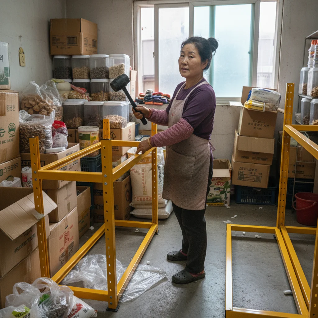 무볼트 앵글 조립