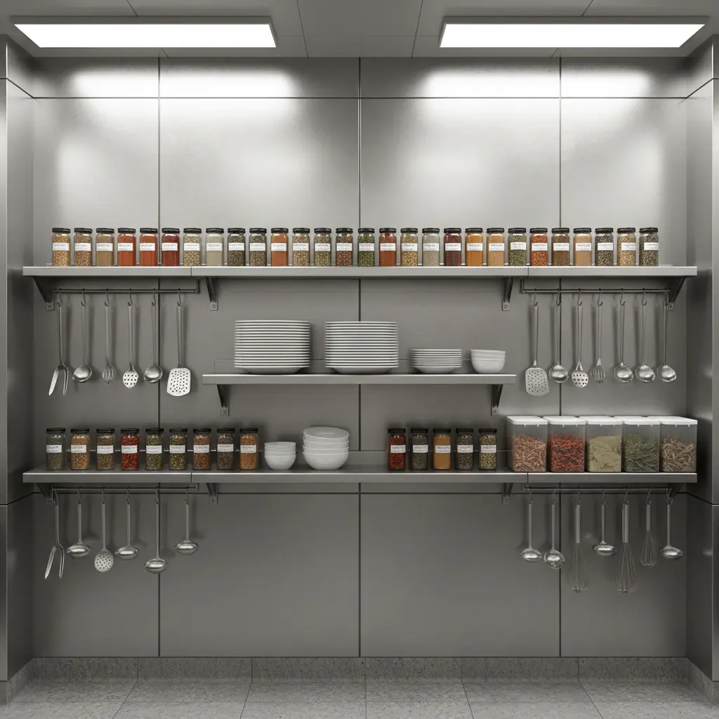 벽 선반 활용 예시