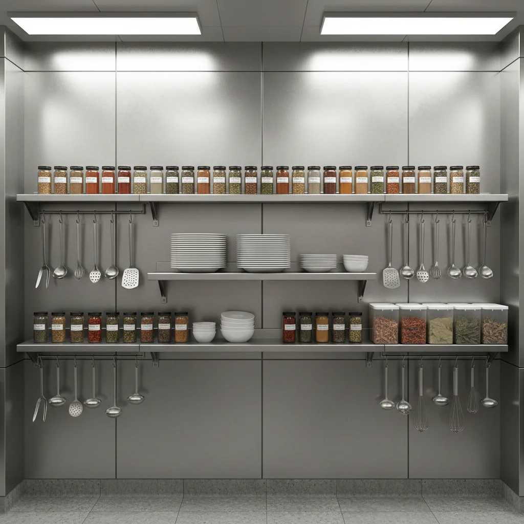 벽 선반 활용 예시