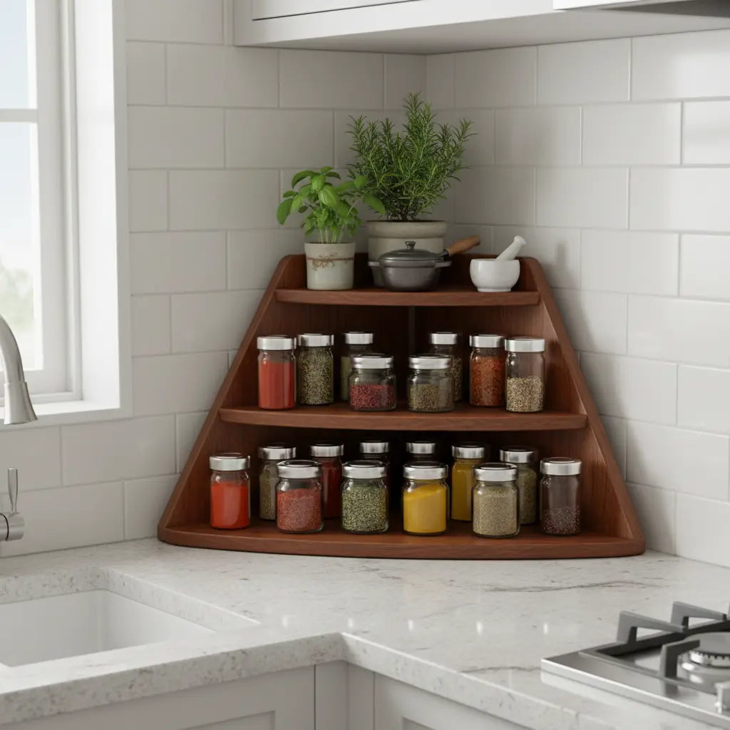 죽은 공간 코너선반