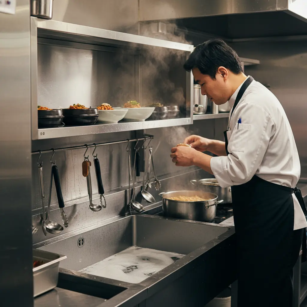 물 닿는 곳은 무조건 304