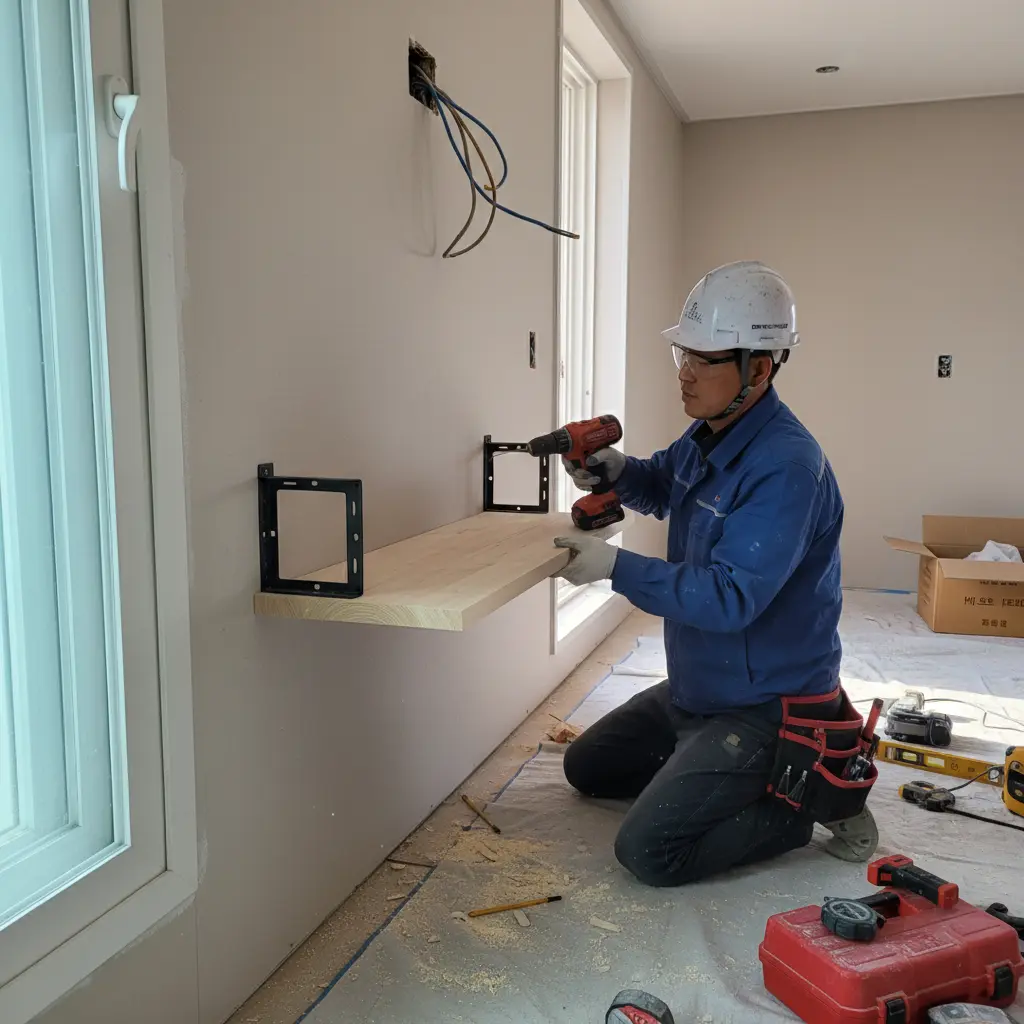 튼튼한 까치발 설치