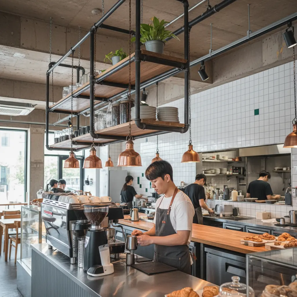 인테리어 효과 파이프형