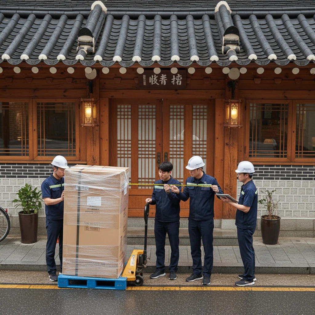 진입로 사이즈 체크