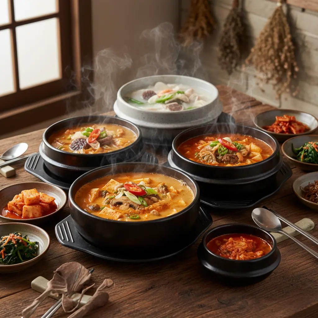 메뉴별 사이즈 예시