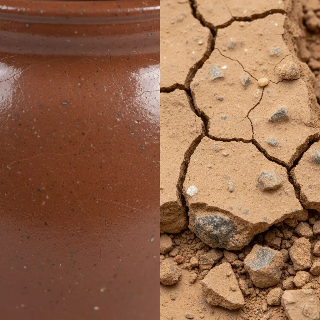 흙의 품질 차이