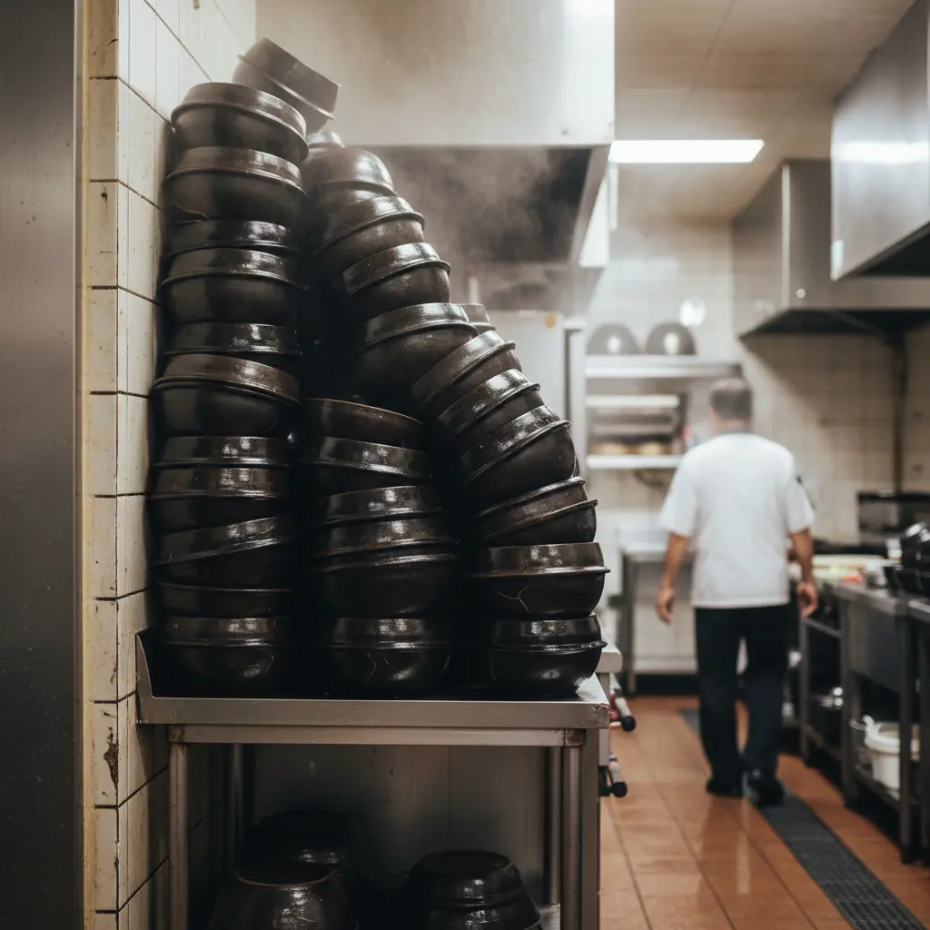 잘못된 보관 예시