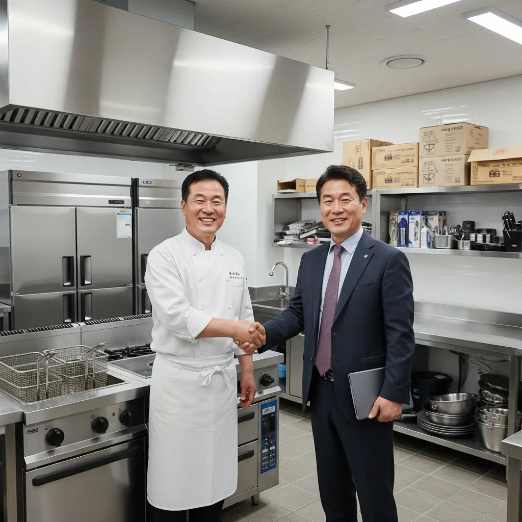 성공적인 중고 주방 거래