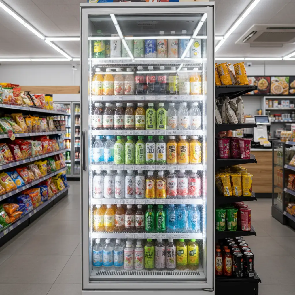 음료용 냉장 쇼케이스