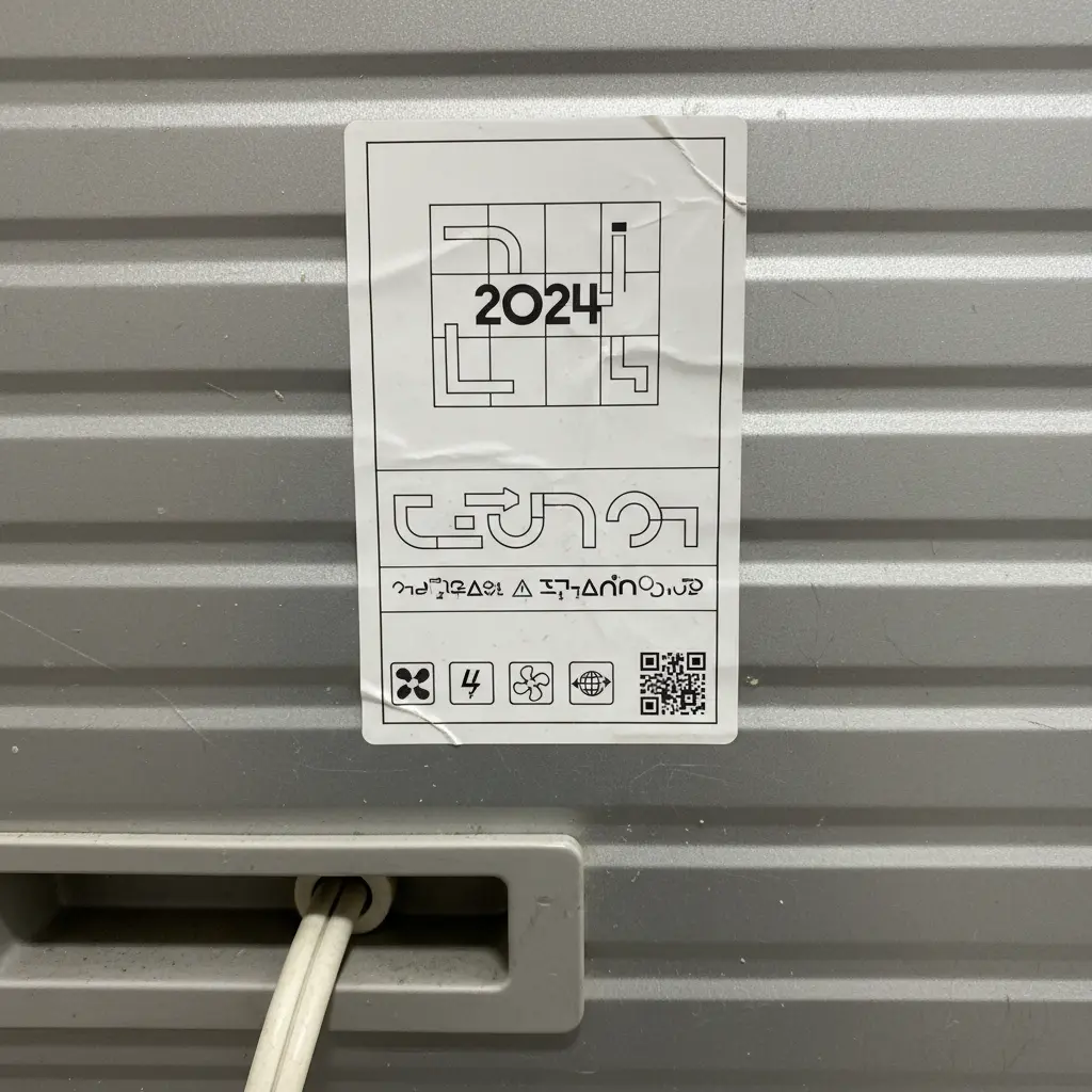 제조년월 라벨 확인