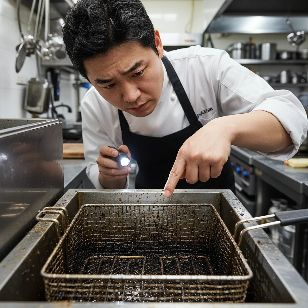 기름때 확인이 필수