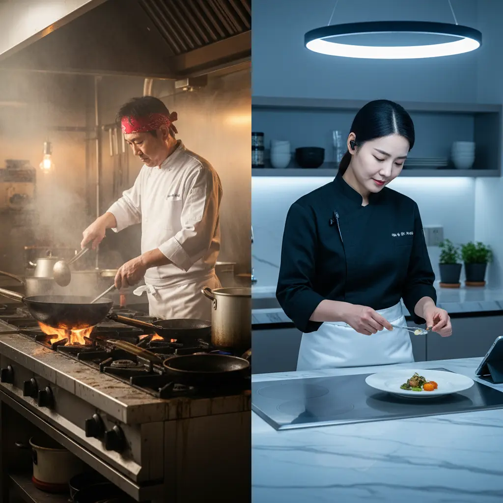 주방 온도 10도 차이