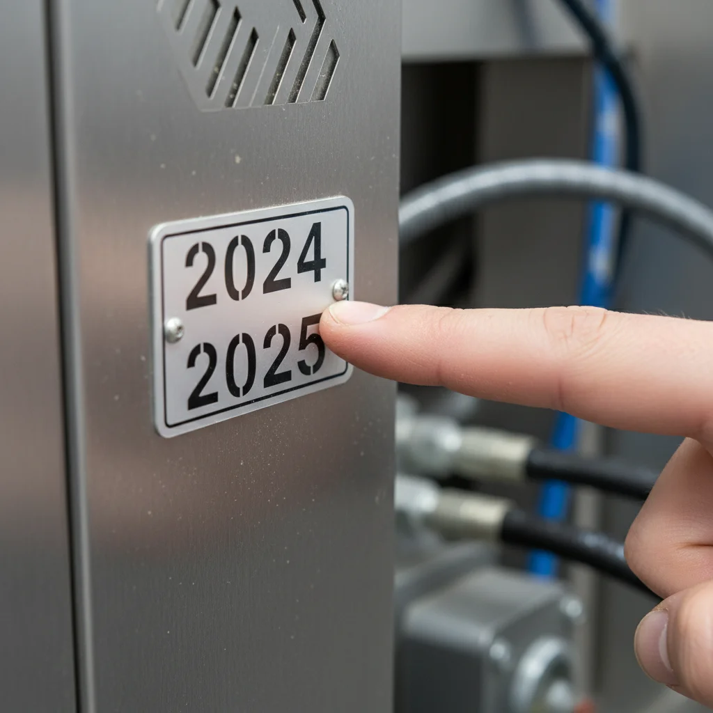 제조년월 2년 이내 확인