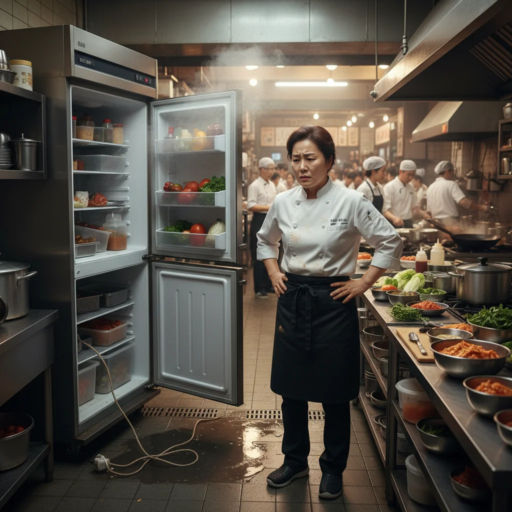 장사 중 고장 나면 큰일납니다