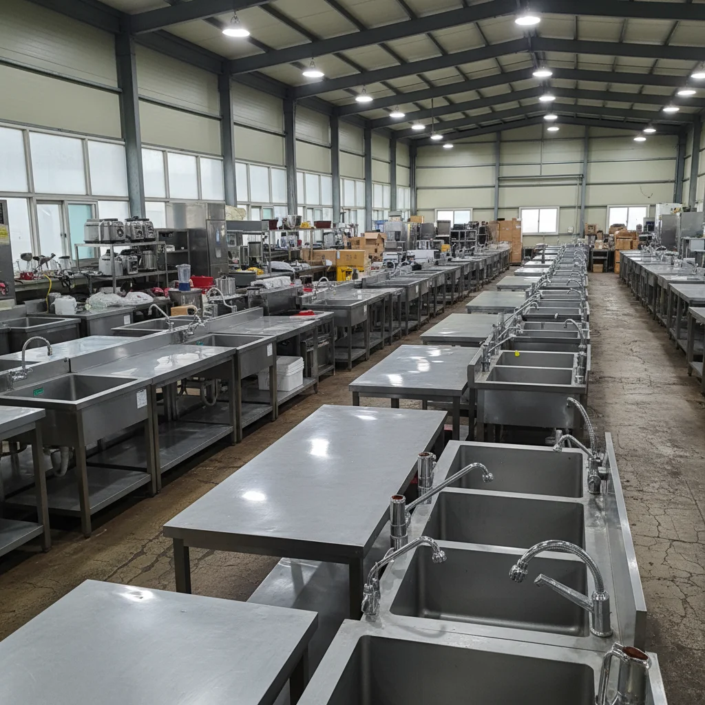 스텐 작업대는 중고도 OK