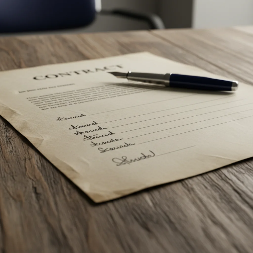 계약금 수령 중요