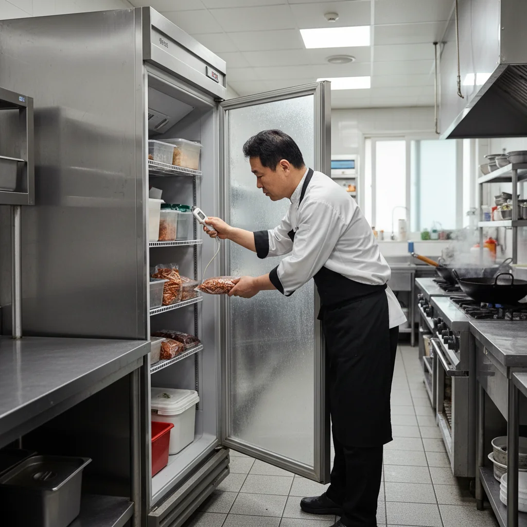 중고냉동기 상태 점검