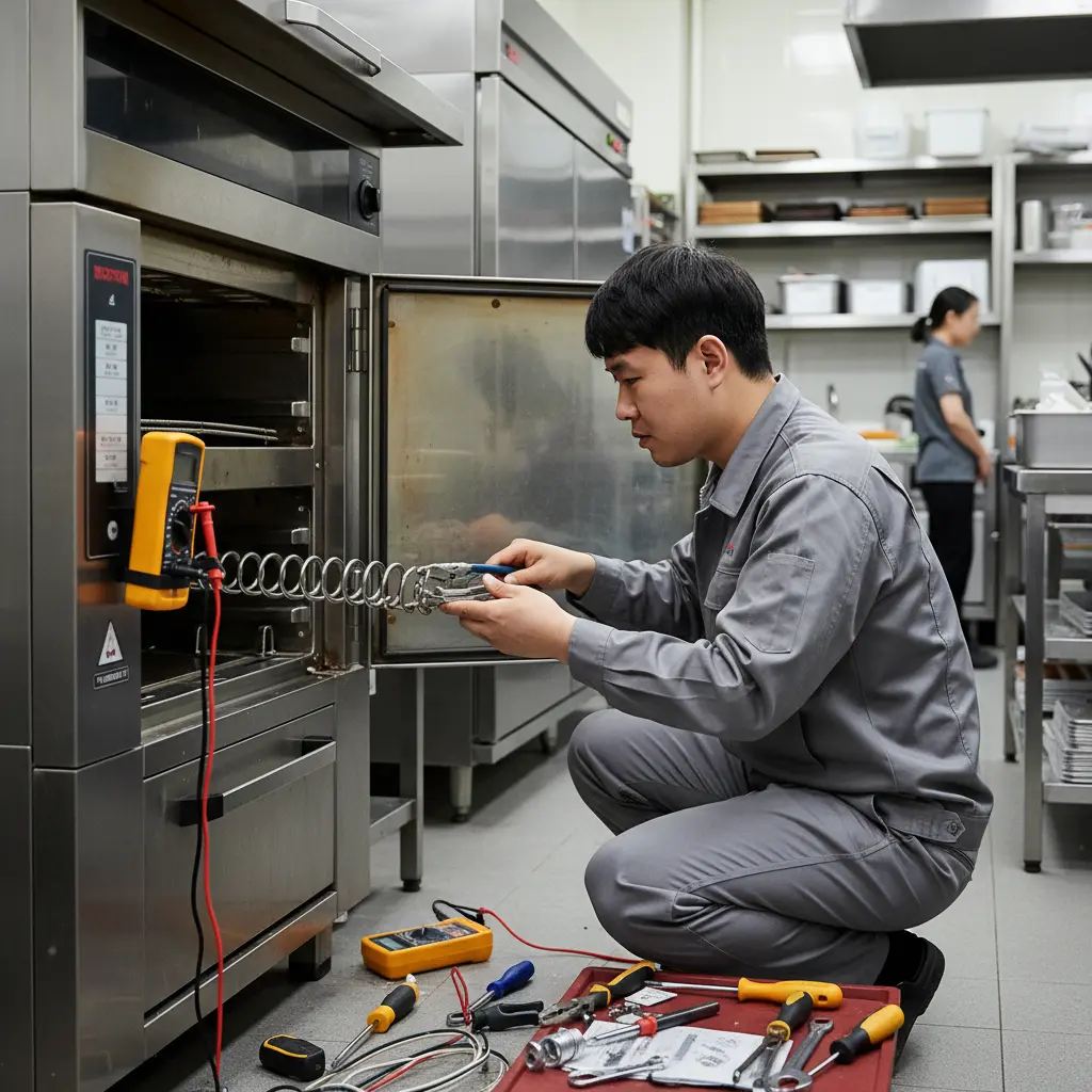 부품 교체 확인