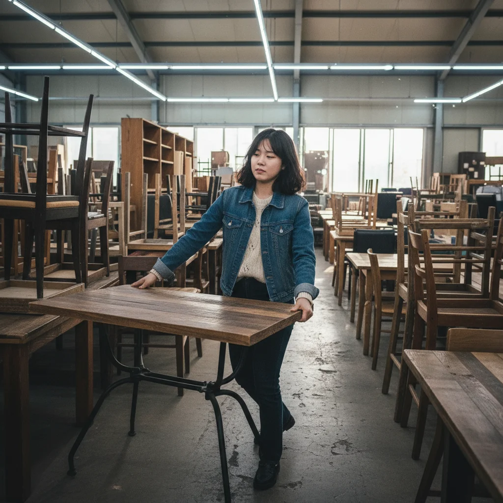 테이블 흔들림 체크 필수