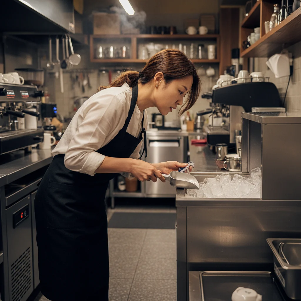 제빙기 용량 확인