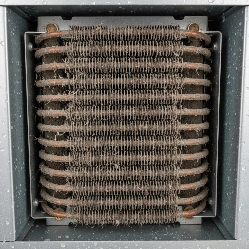 응축기 먼지 확인