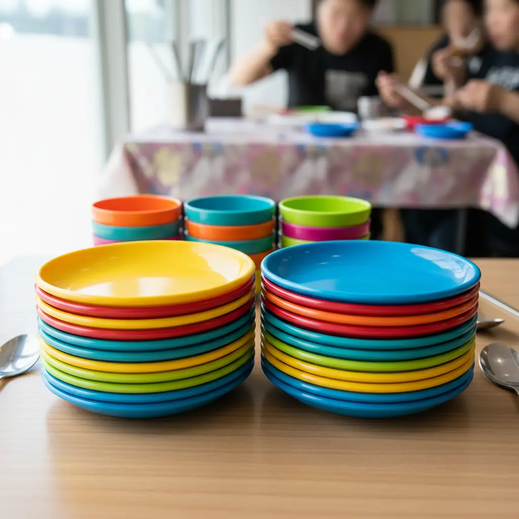 가볍고 튼튼한 멜라민 그릇