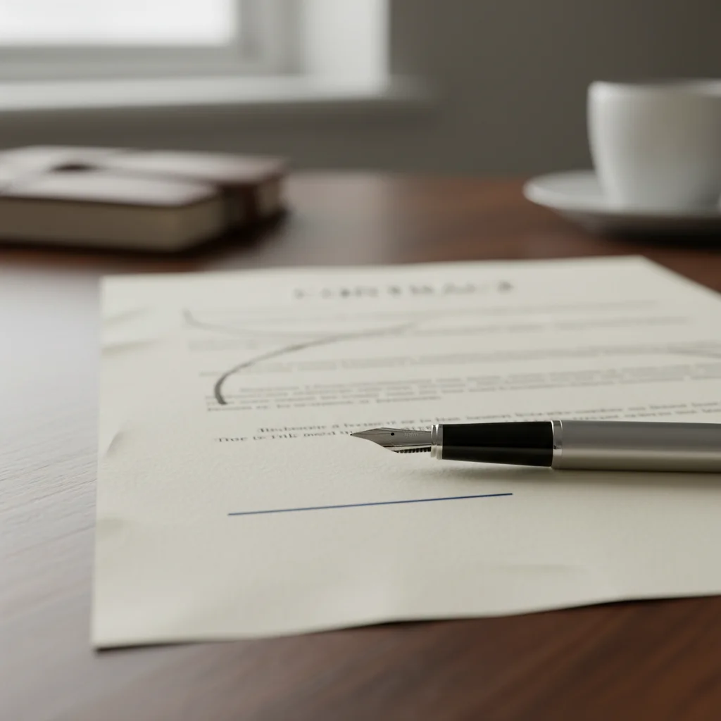 계약 내용은 반드시 기록으로