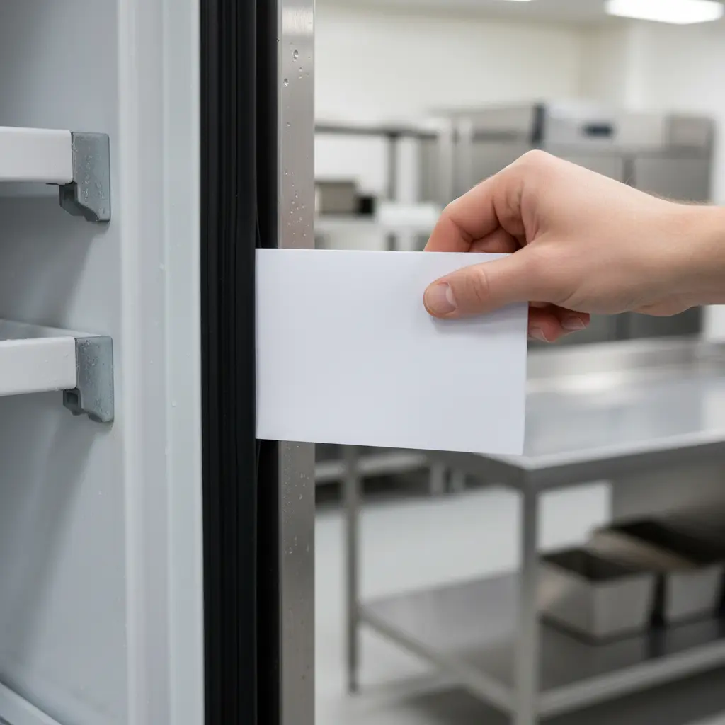 종이 한 장으로 밀폐력 테스트