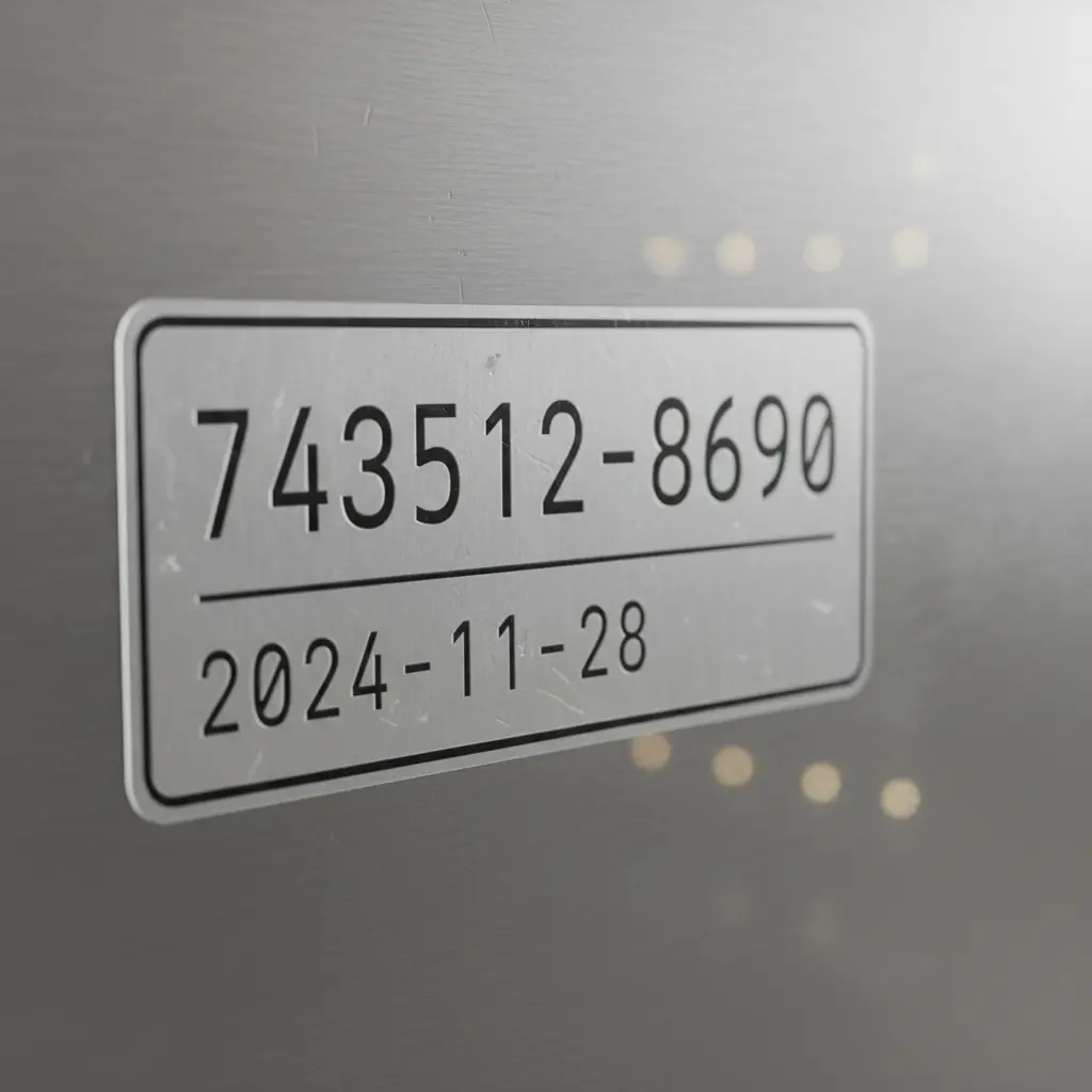 제조년월 라벨 확인