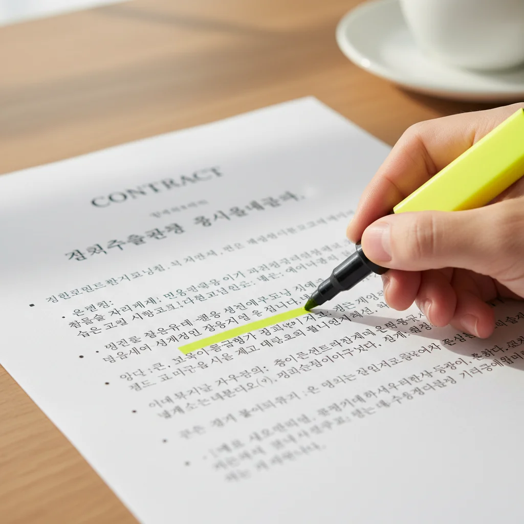 추가 비용 없음 특약