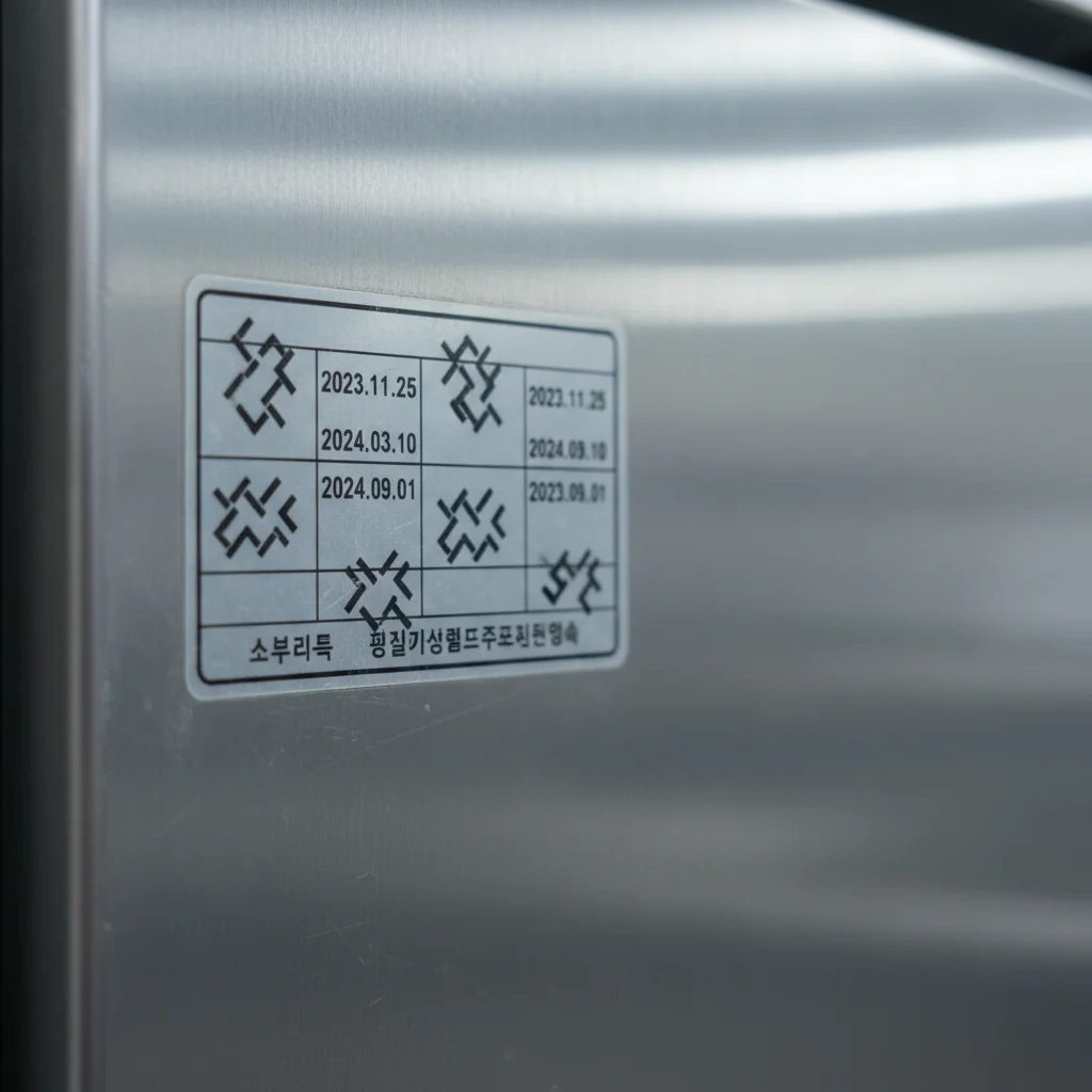 제조년월 확인 필수