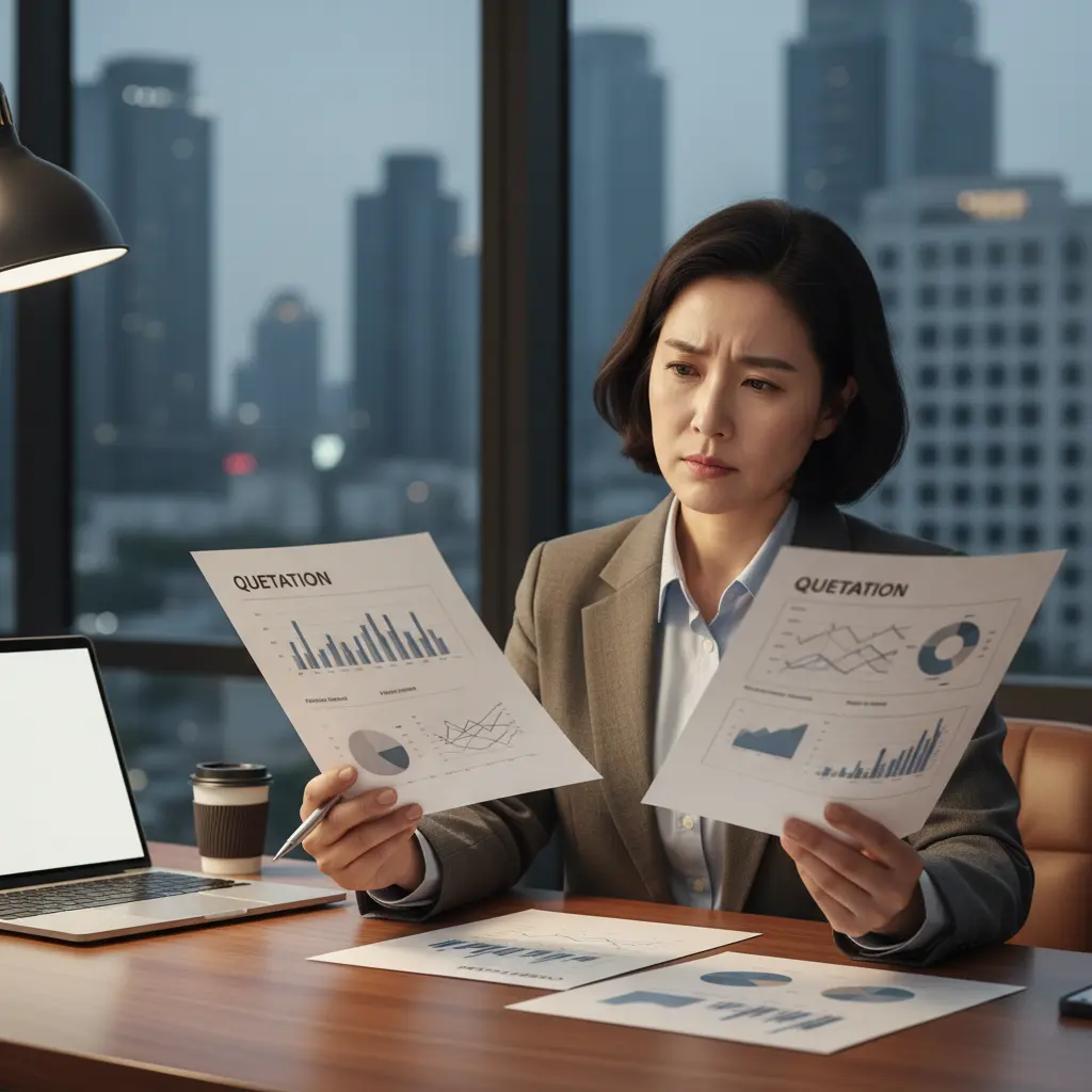 견적서 상세 비교 필수