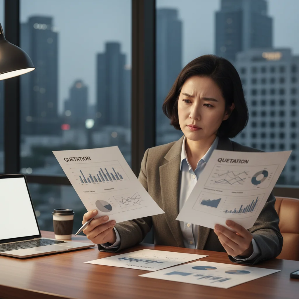 견적서 상세 비교 필수