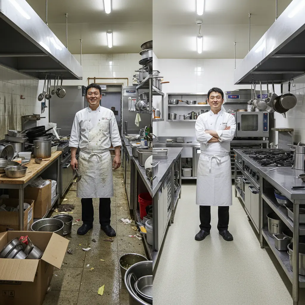 작업 공간과 수납 해결