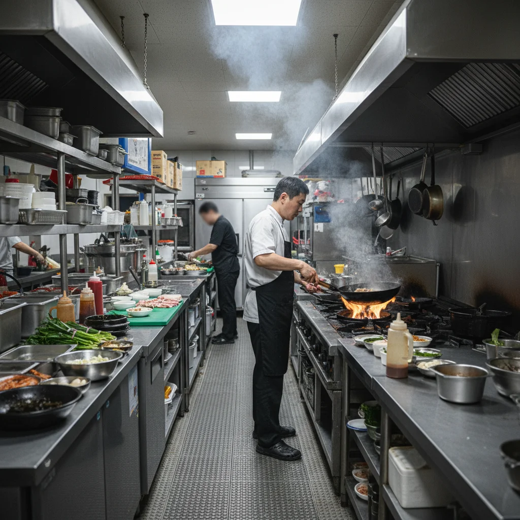 효율적인 주방 동선 예시