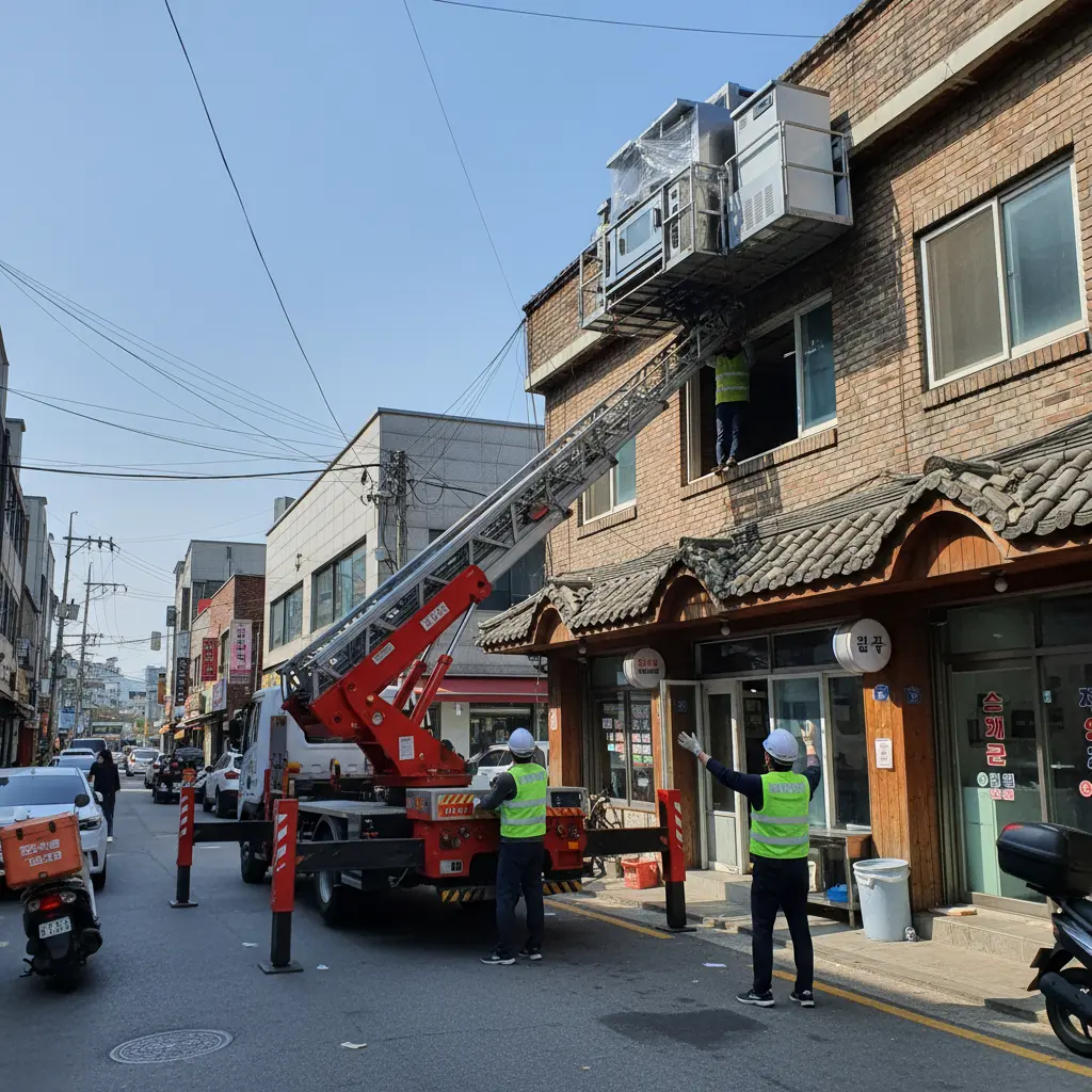 중고주방기구매입 - 층수와 엘리베이터 중요