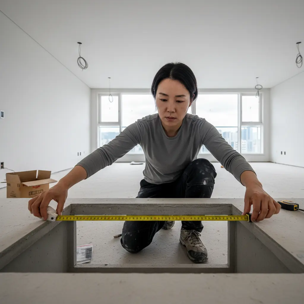 싱크대중고 - 정확한 치수 측정 필수