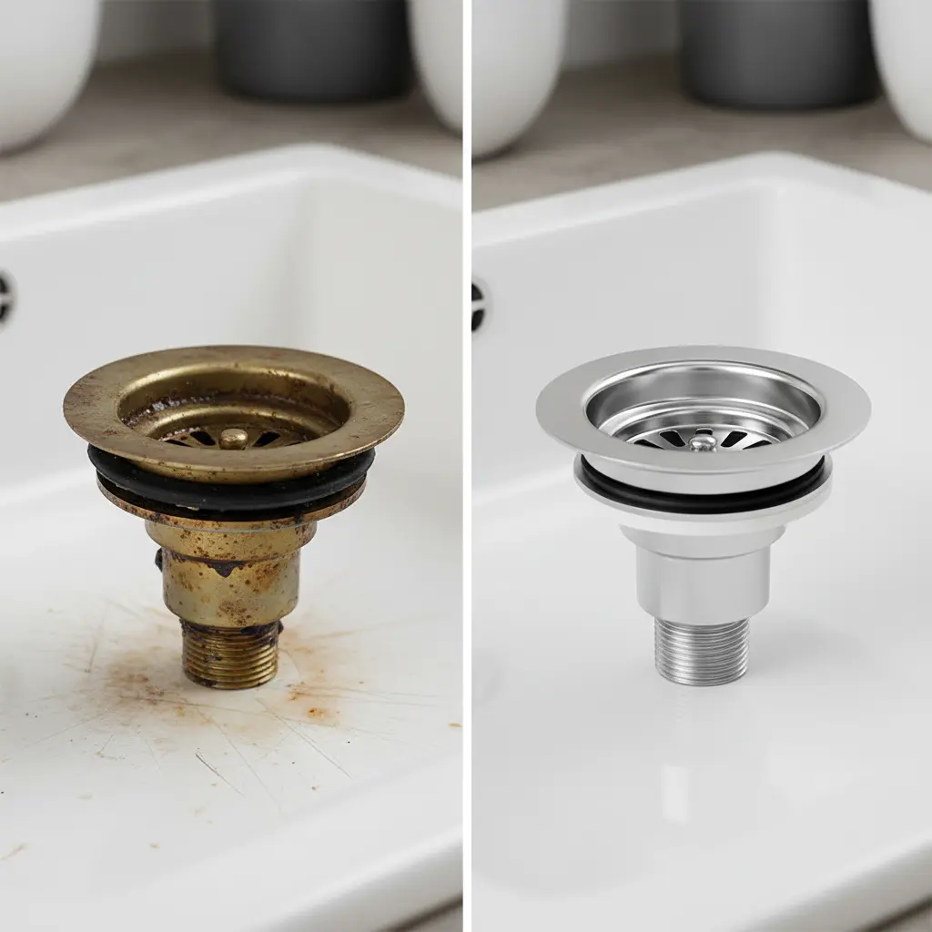 싱크대중고 - 배수구는 새것으로