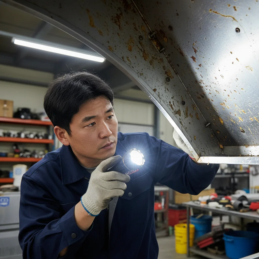 중고후드 - 재질 확인은 필수입니다