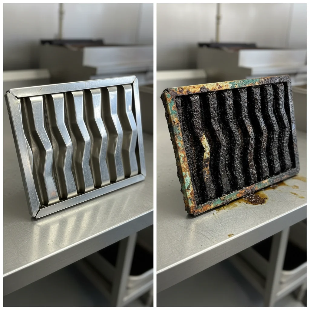 중고후드 - 기름때 상태 확인