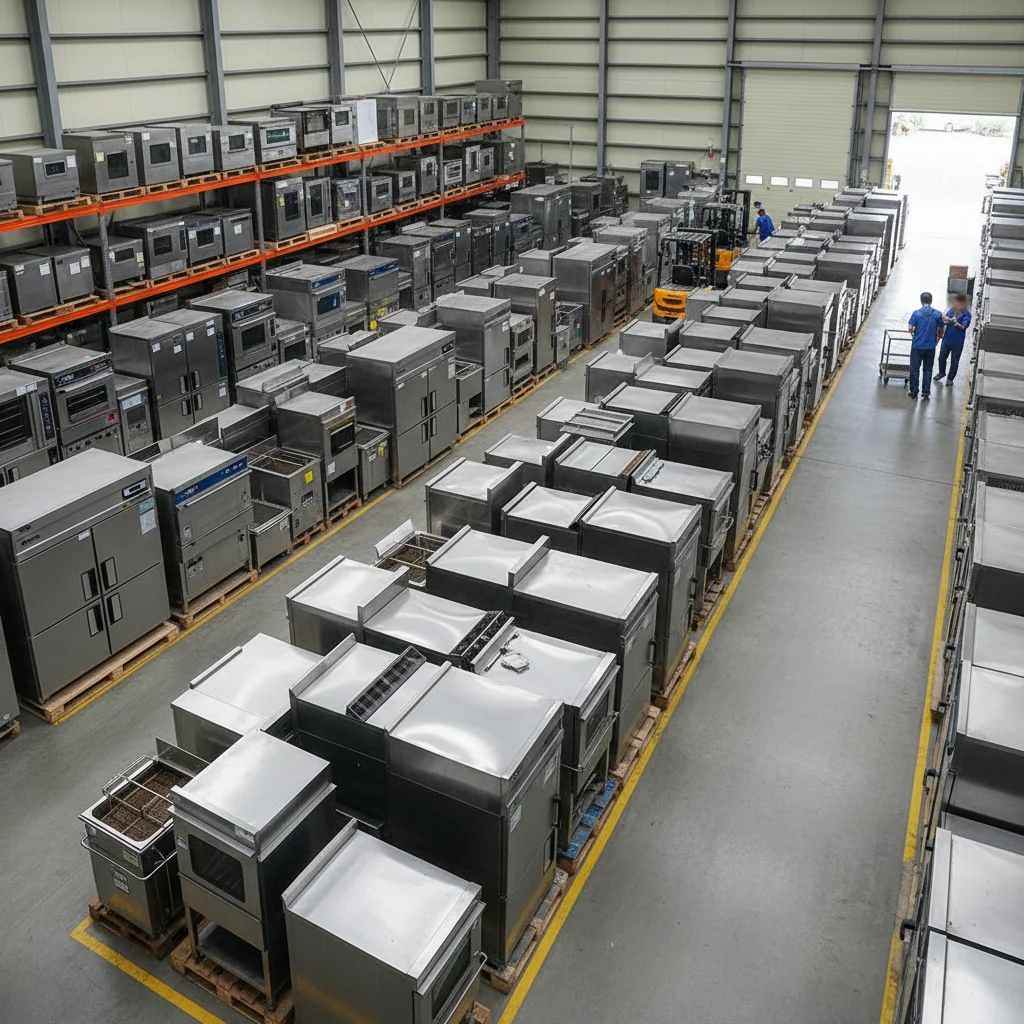 중고후드 - 전문 업체 창고 전경