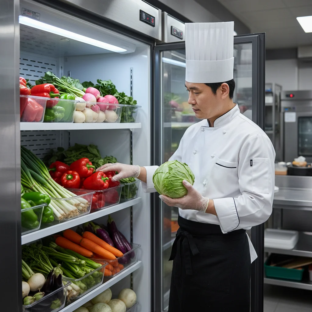 6구냉장고 - 수분 유지가 중요한 식재료