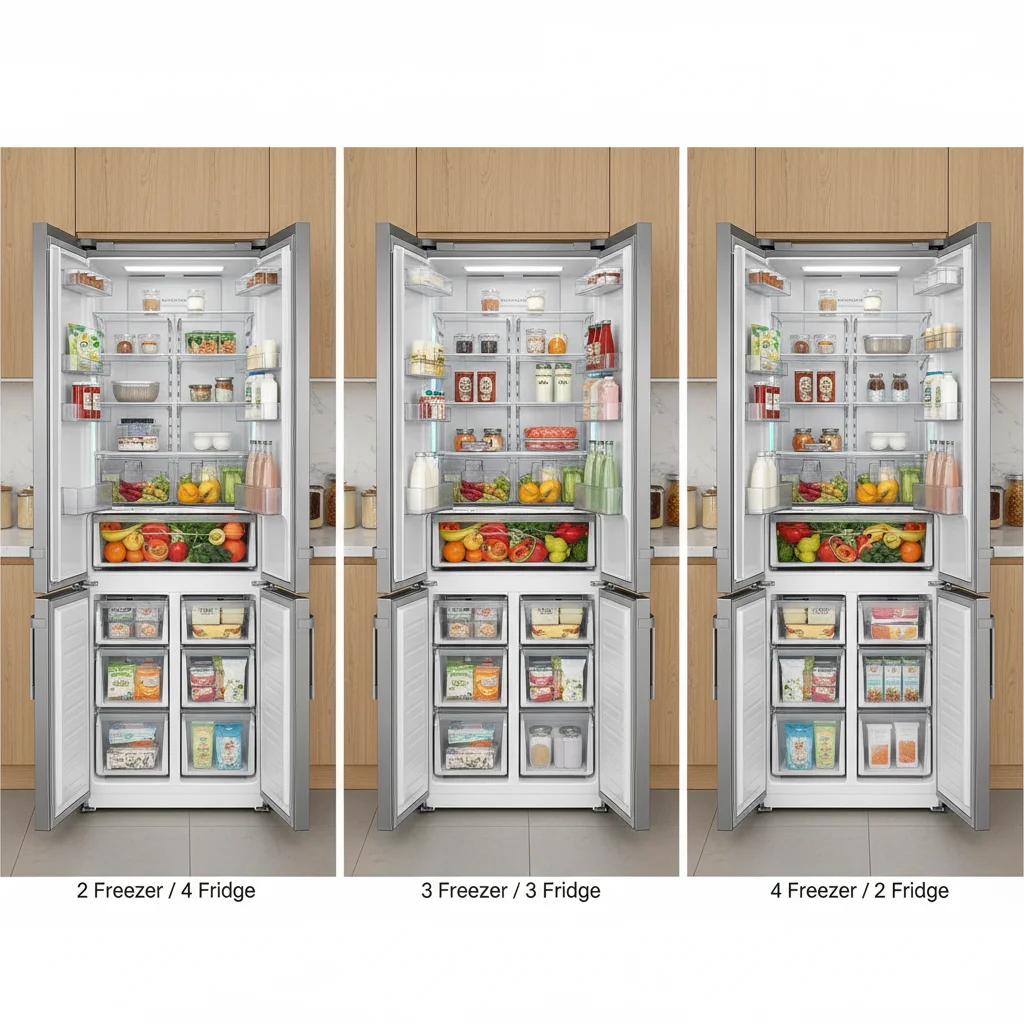 6구냉장고 - 내 가게에 맞는 칸 구성
